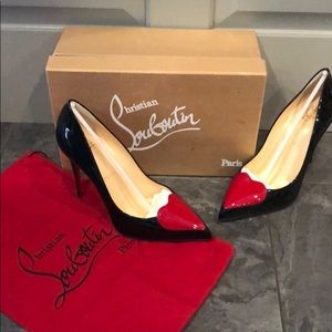 Christian Louboutin Cora Patent Heart Pump
